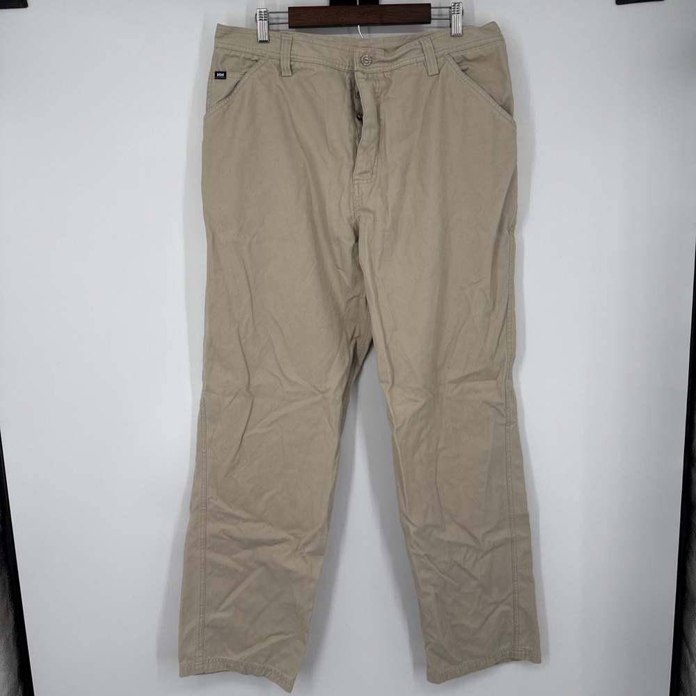 Helly Hansen Straight Leg Flat Front Chino Pants Button Fly Academia Women's XXL